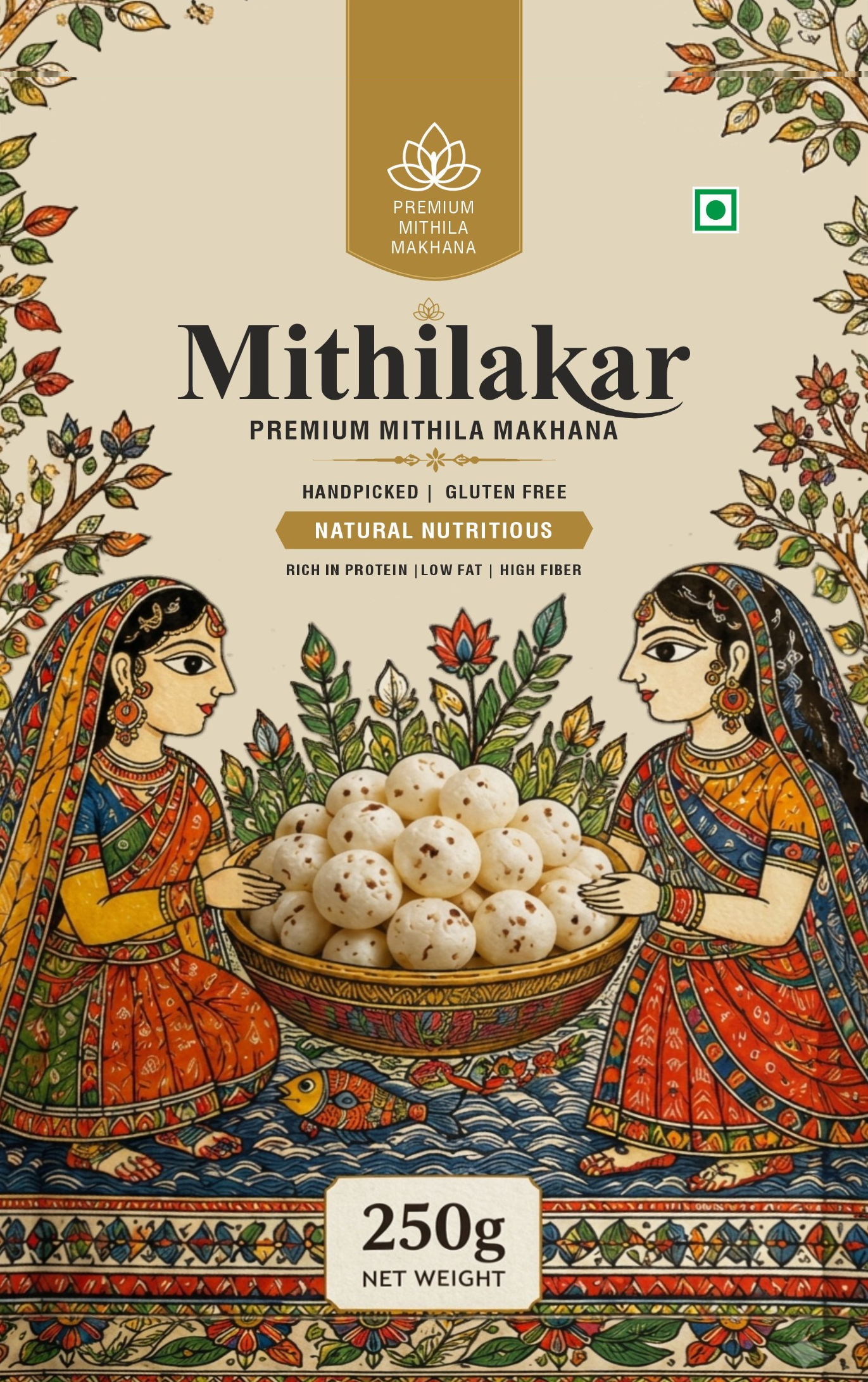 Plain Makhana 100 g pack